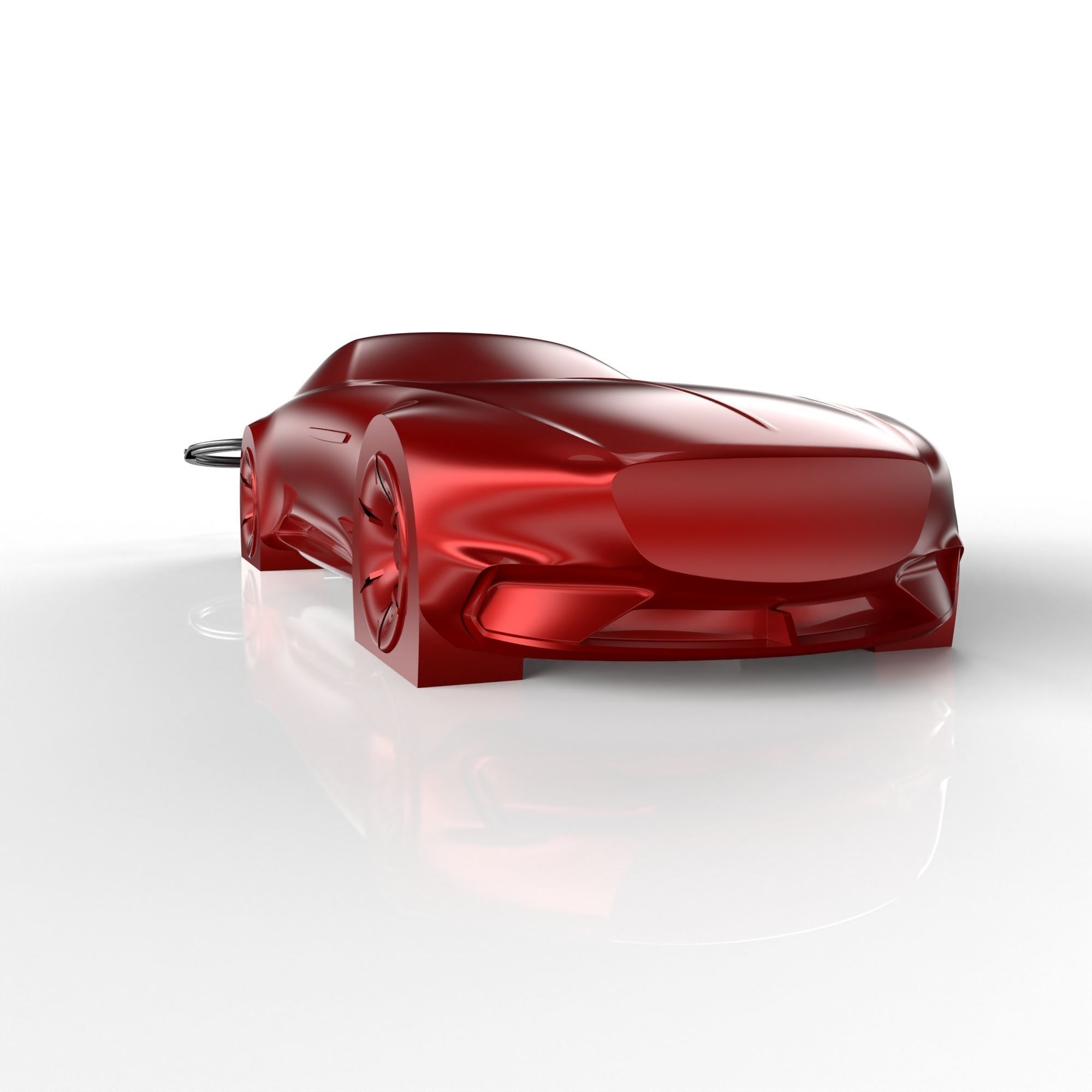 Mercedes Maybach Vision 6 Concept Car Speedform Keychain 3D print model_5