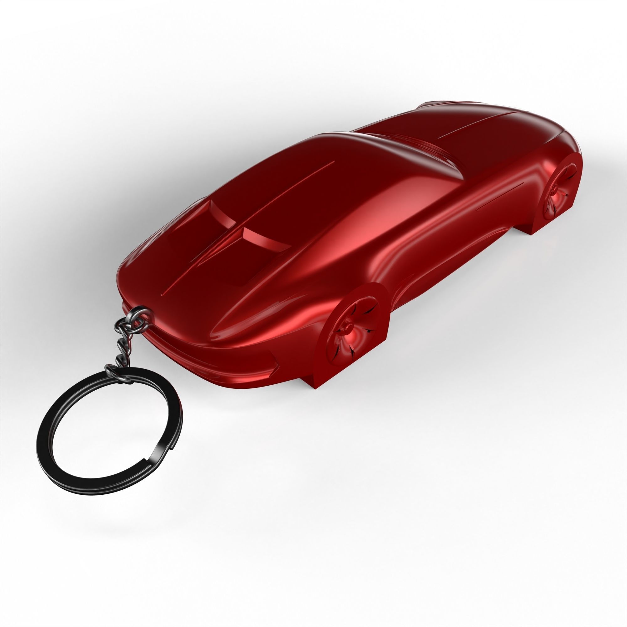 Mercedes Maybach Vision 6 Concept Car Speedform Keychain 3D print model_8