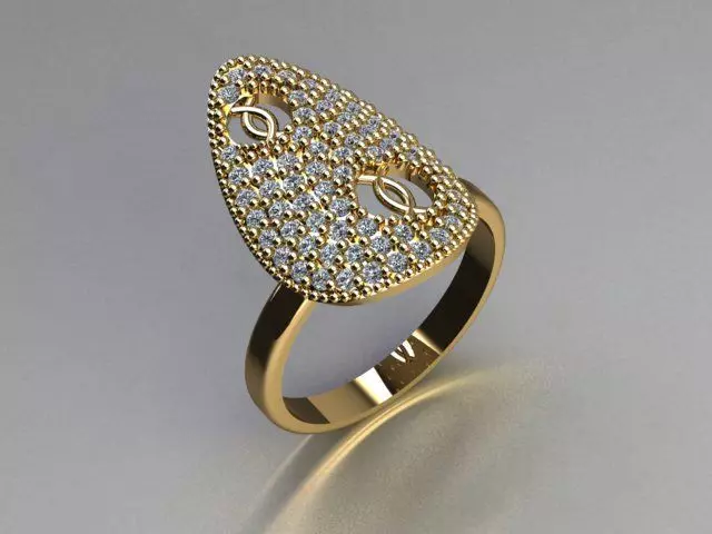 nail ring 3D print model