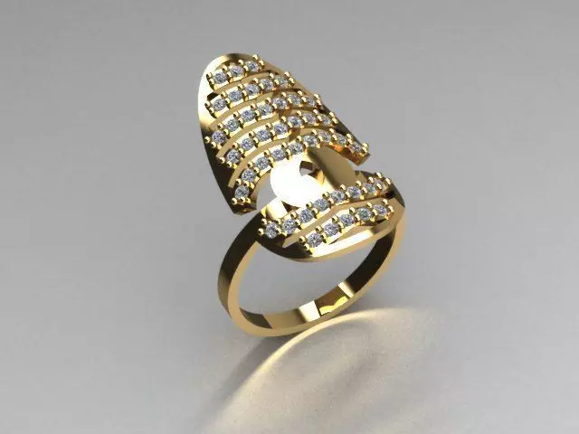 nail ring 3D print model