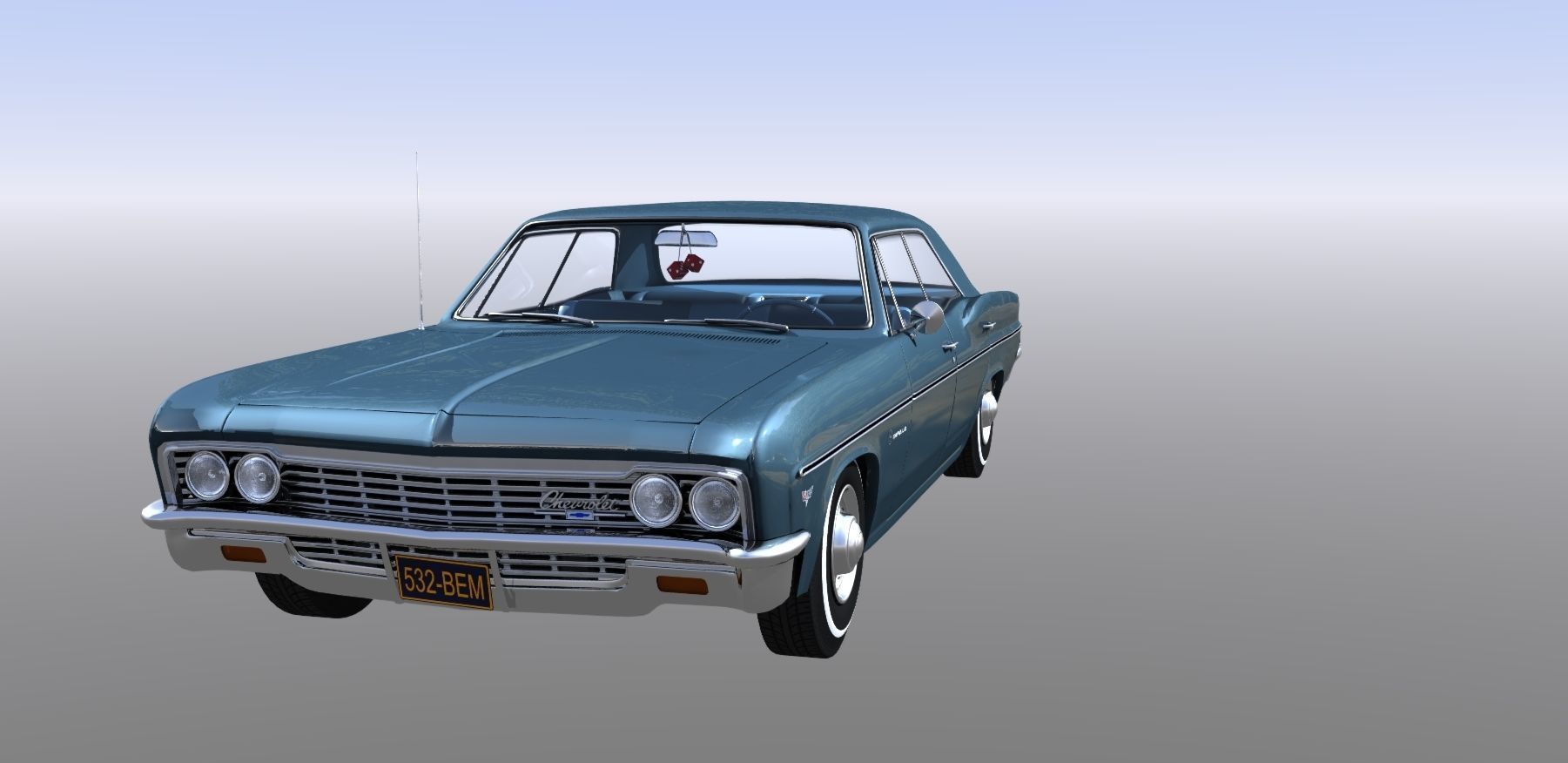 1966 Chevy Impala 3D model_1