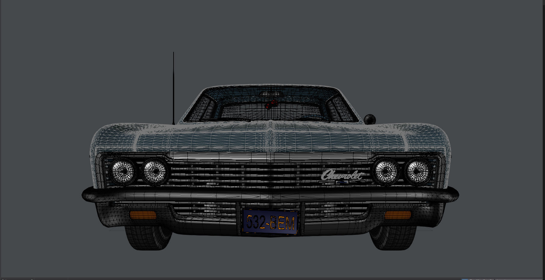 1966 Chevy Impala 3D model_34