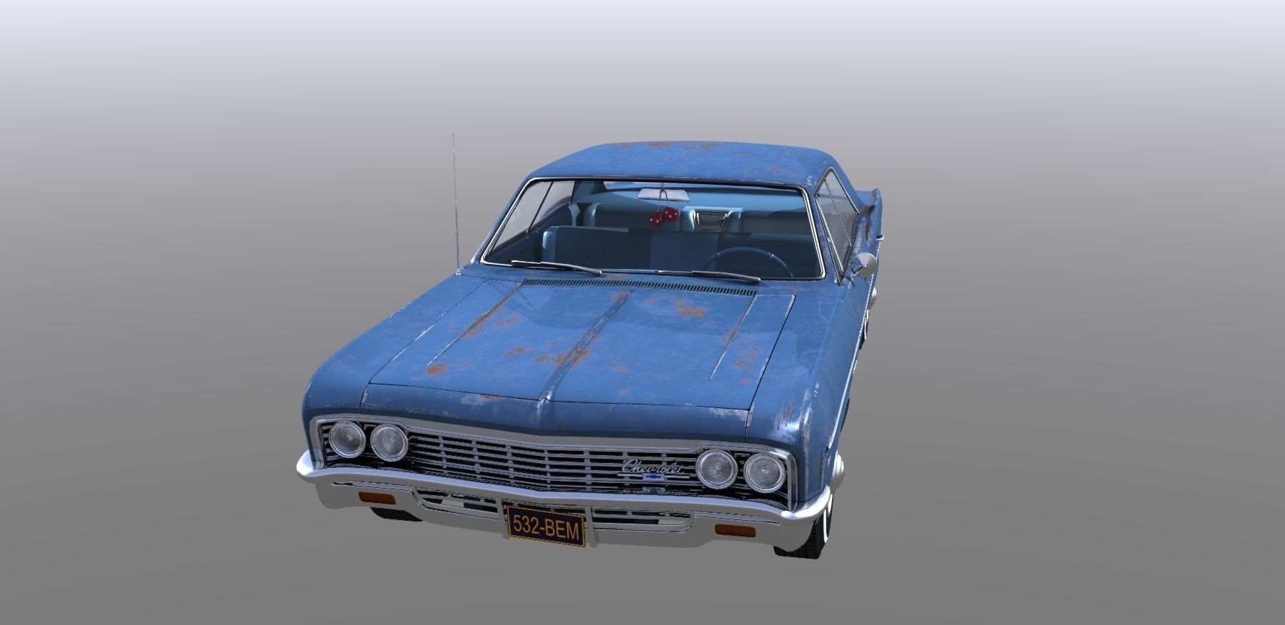 1966 Chevy Impala 3D model_23