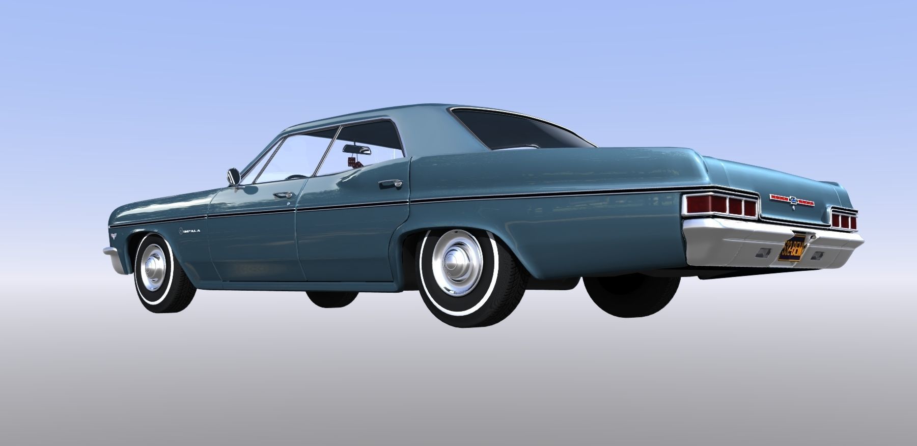 1966 Chevy Impala 3D model_8