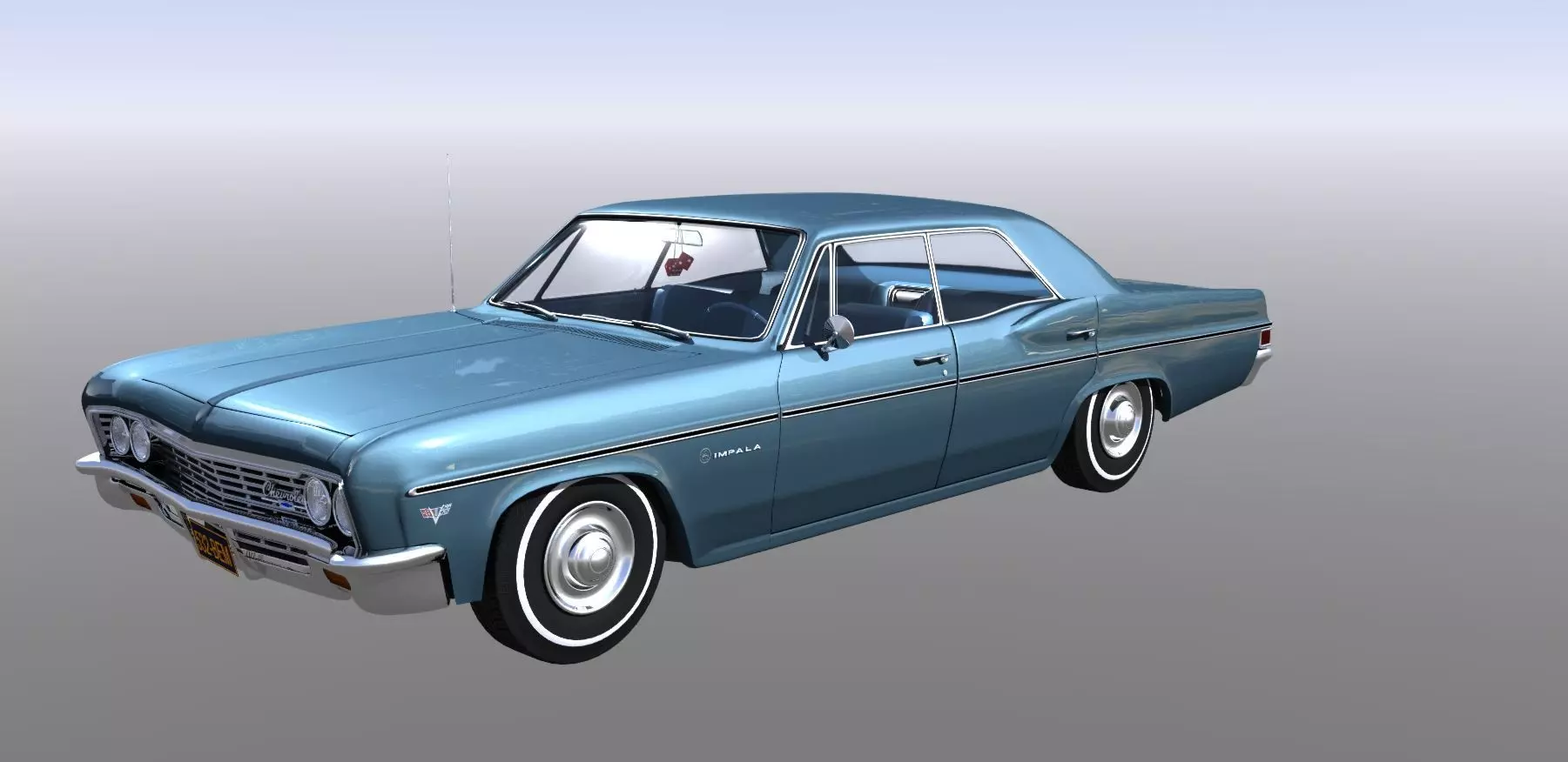 1966 Chevy Impala 3D model_0