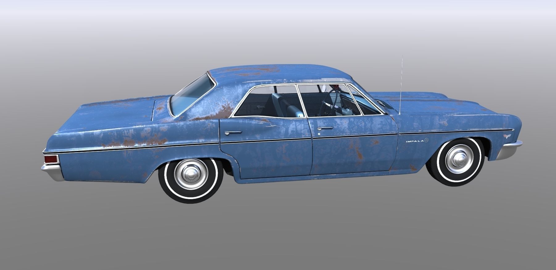 1966 Chevy Impala 3D model_25