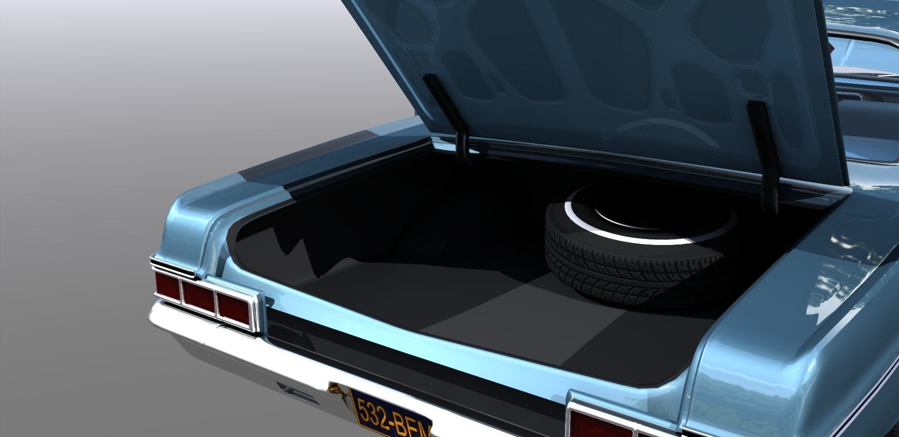 1966 Chevy Impala 3D model_16