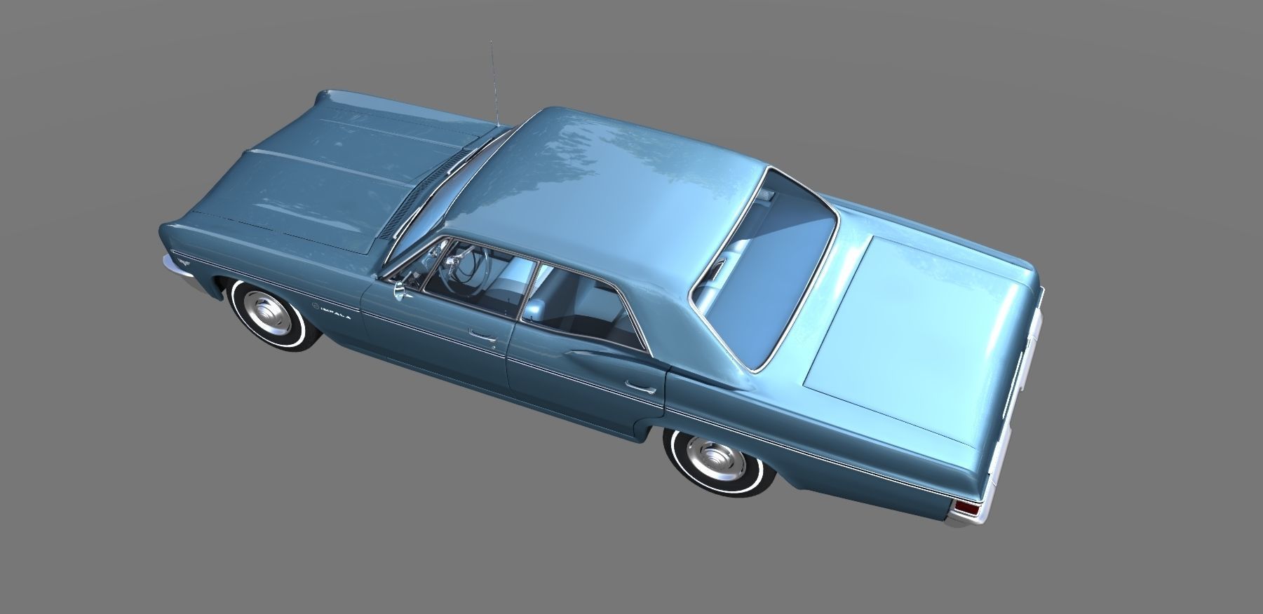 1966 Chevy Impala 3D model_9