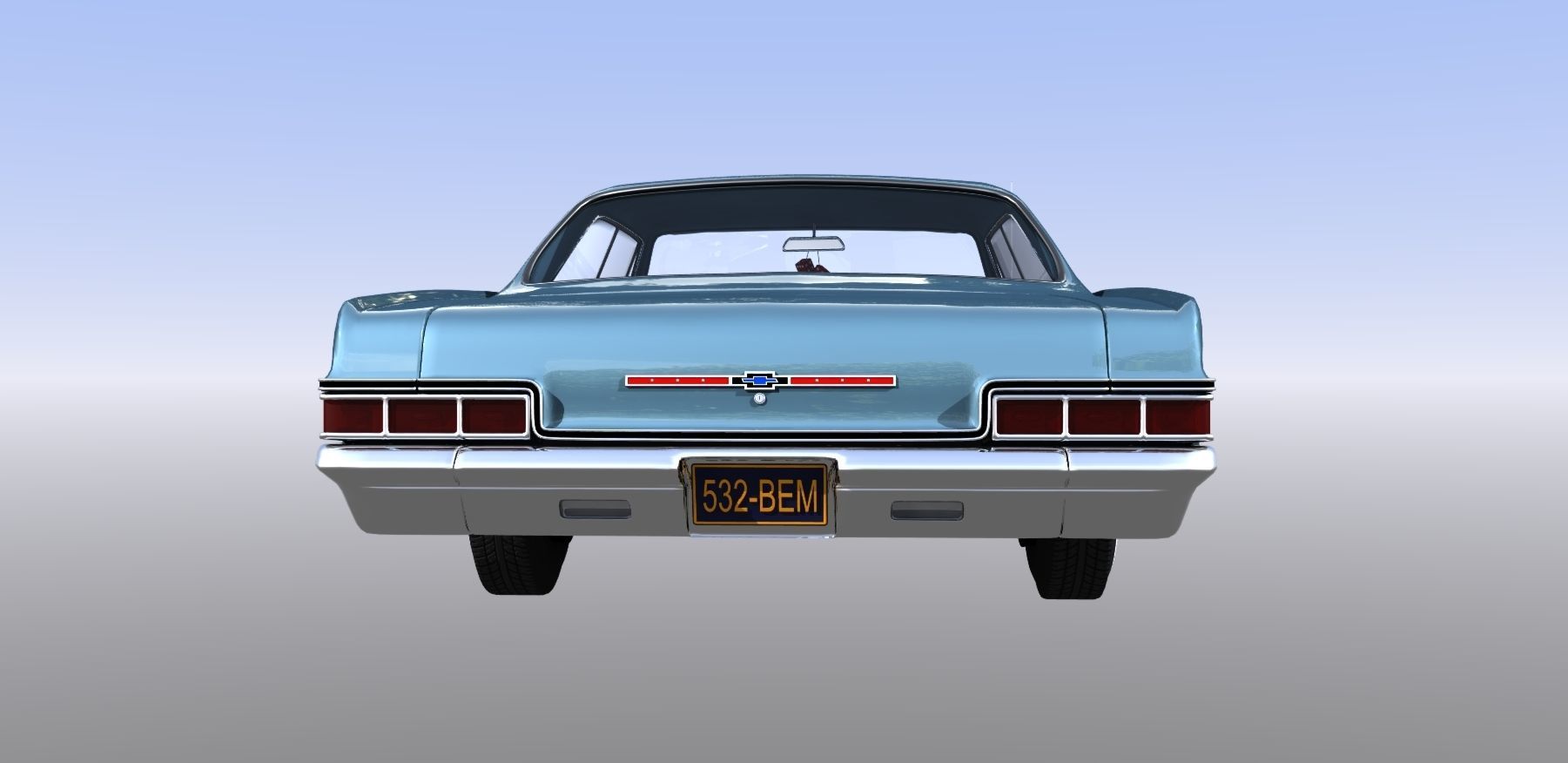 1966 Chevy Impala 3D model_7