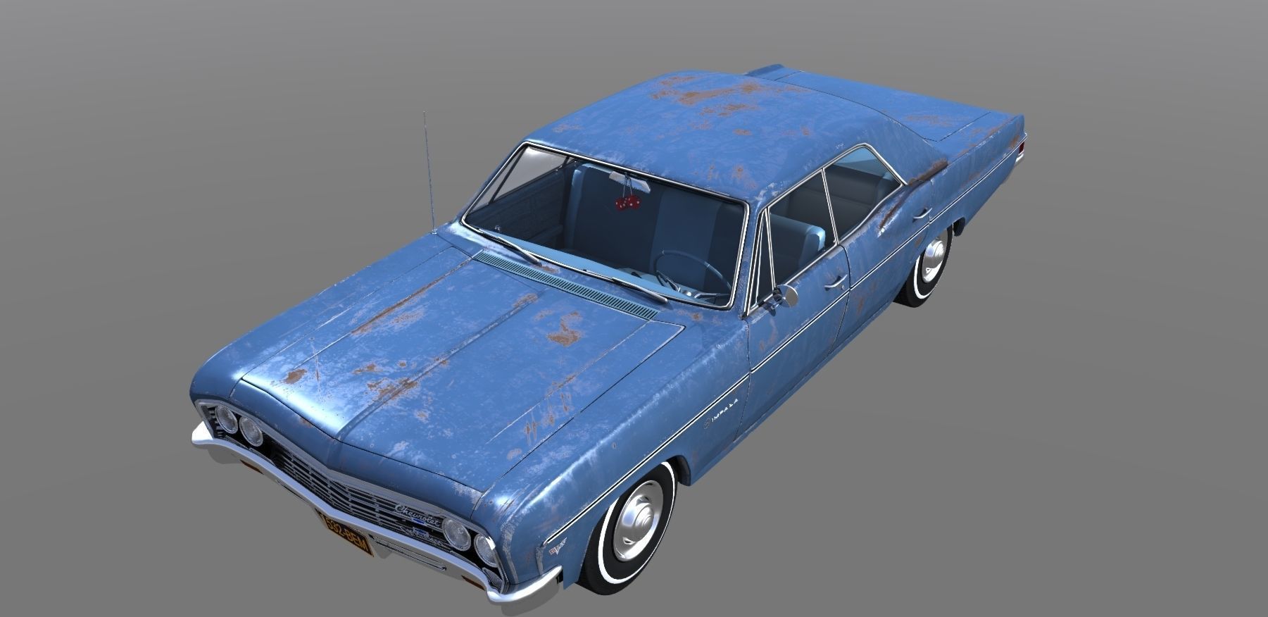 1966 Chevy Impala 3D model_29