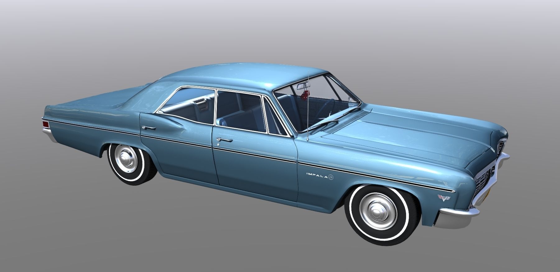 1966 Chevy Impala 3D model_3