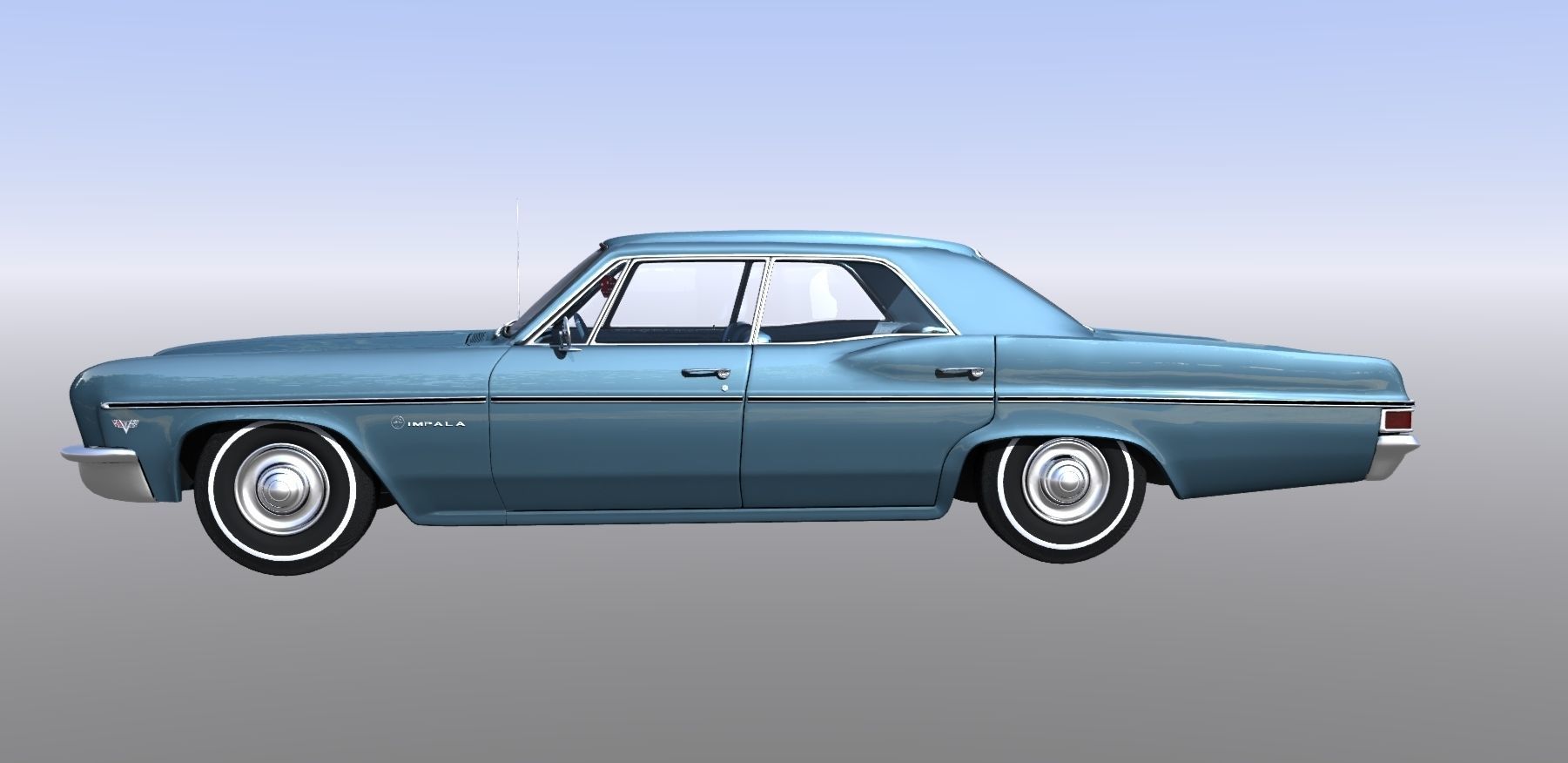 1966 Chevy Impala 3D model_10