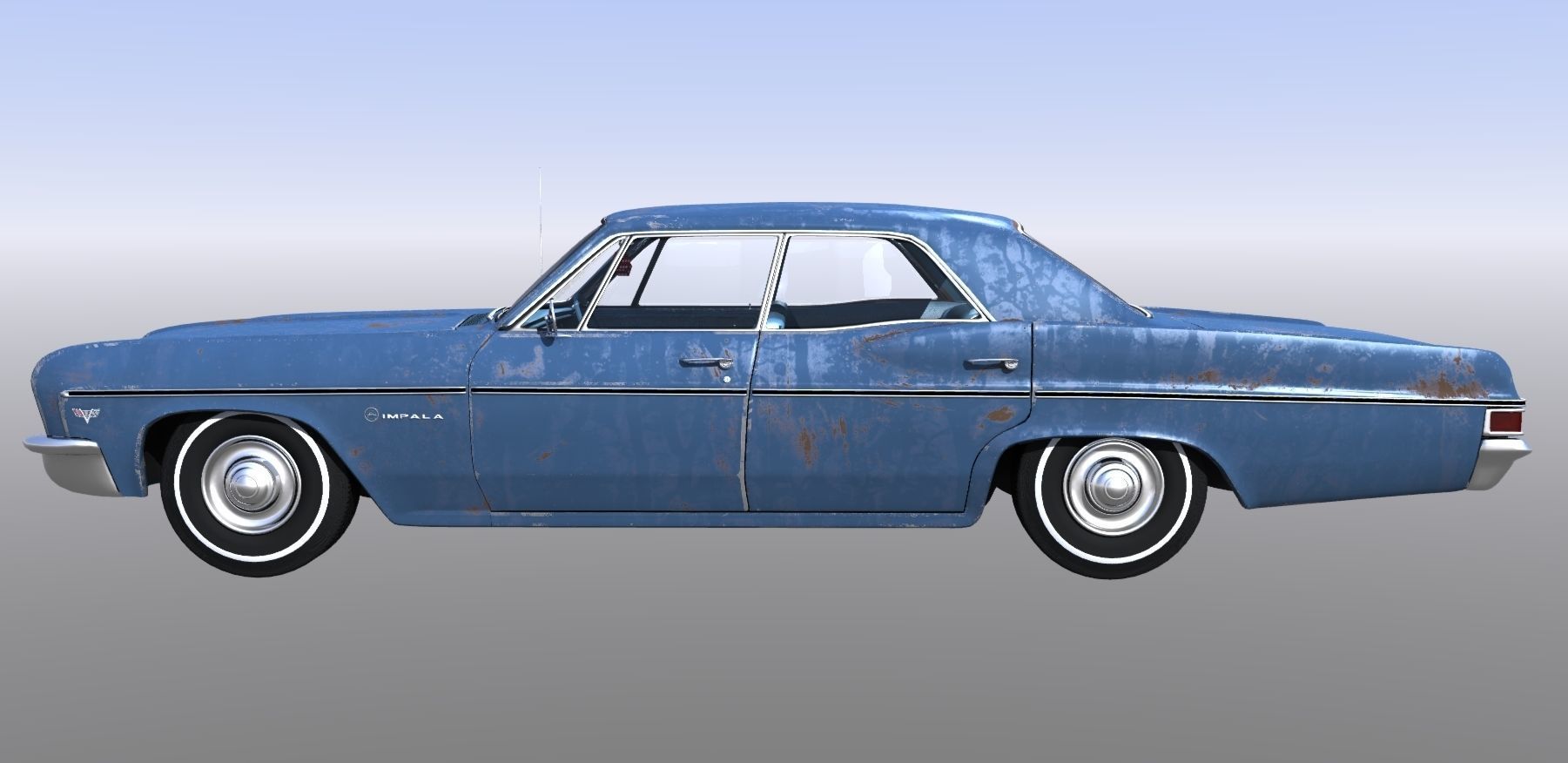 1966 Chevy Impala 3D model_28