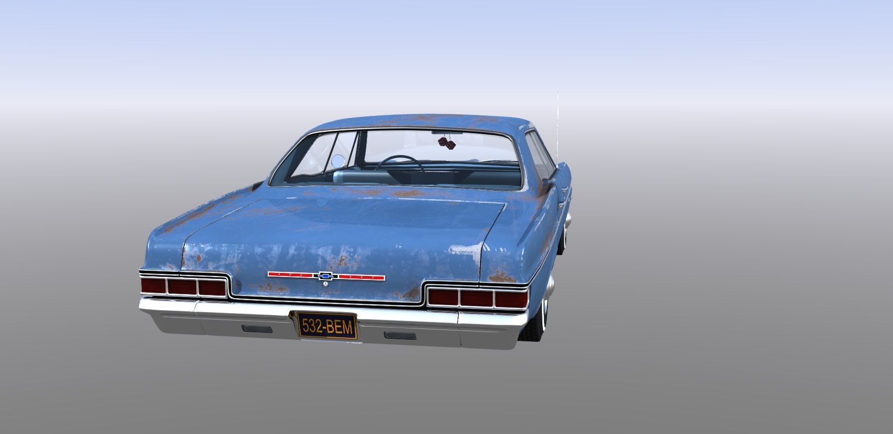 1966 Chevy Impala 3D model_26