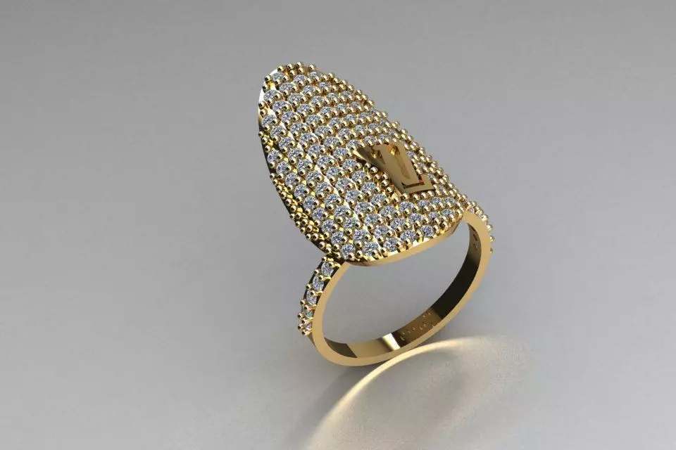 nail ring 3D print model