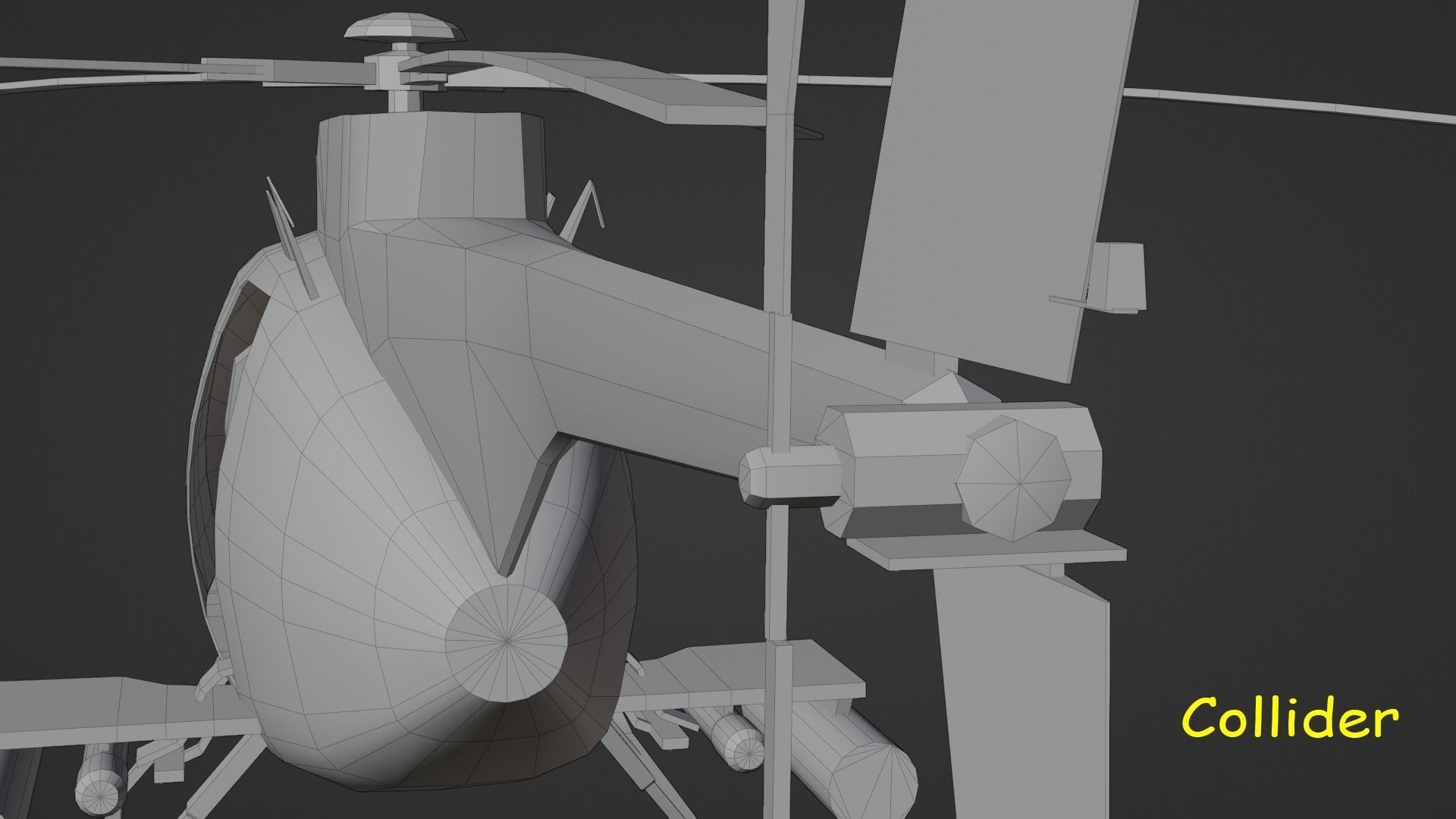 MH-6 Little Bird Helicopter 3D model_37