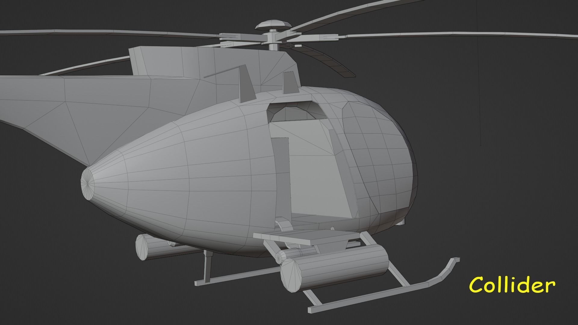 MH-6 Little Bird Helicopter 3D model_38
