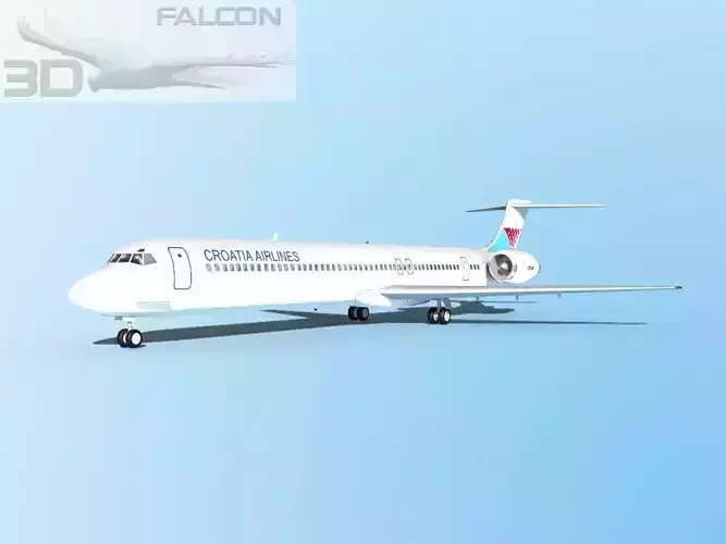 Falcon3D MD-80  Croatia Airlines