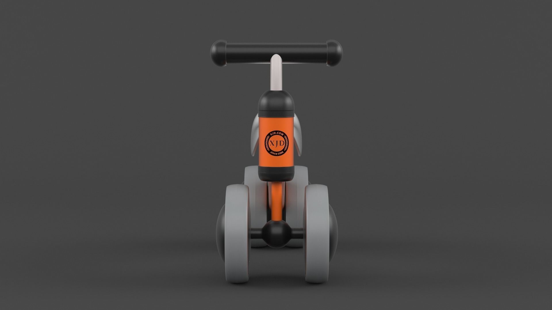 Baby Balance Bike 3D model_4