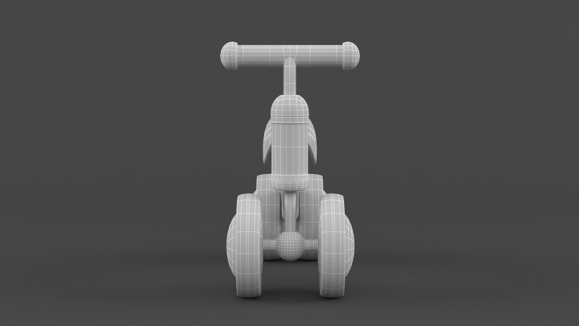 Baby Balance Bike 3D model_7