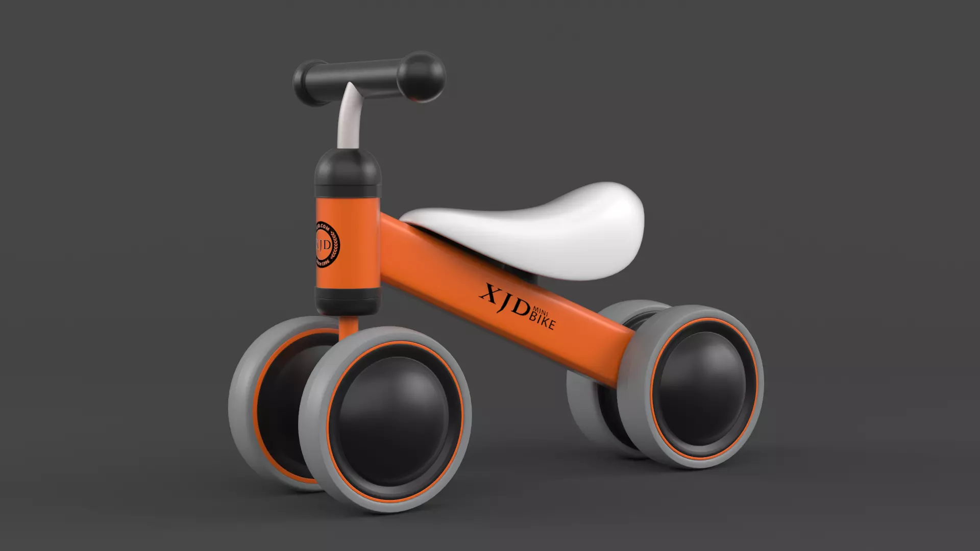 Baby Balance Bike 3D model_0