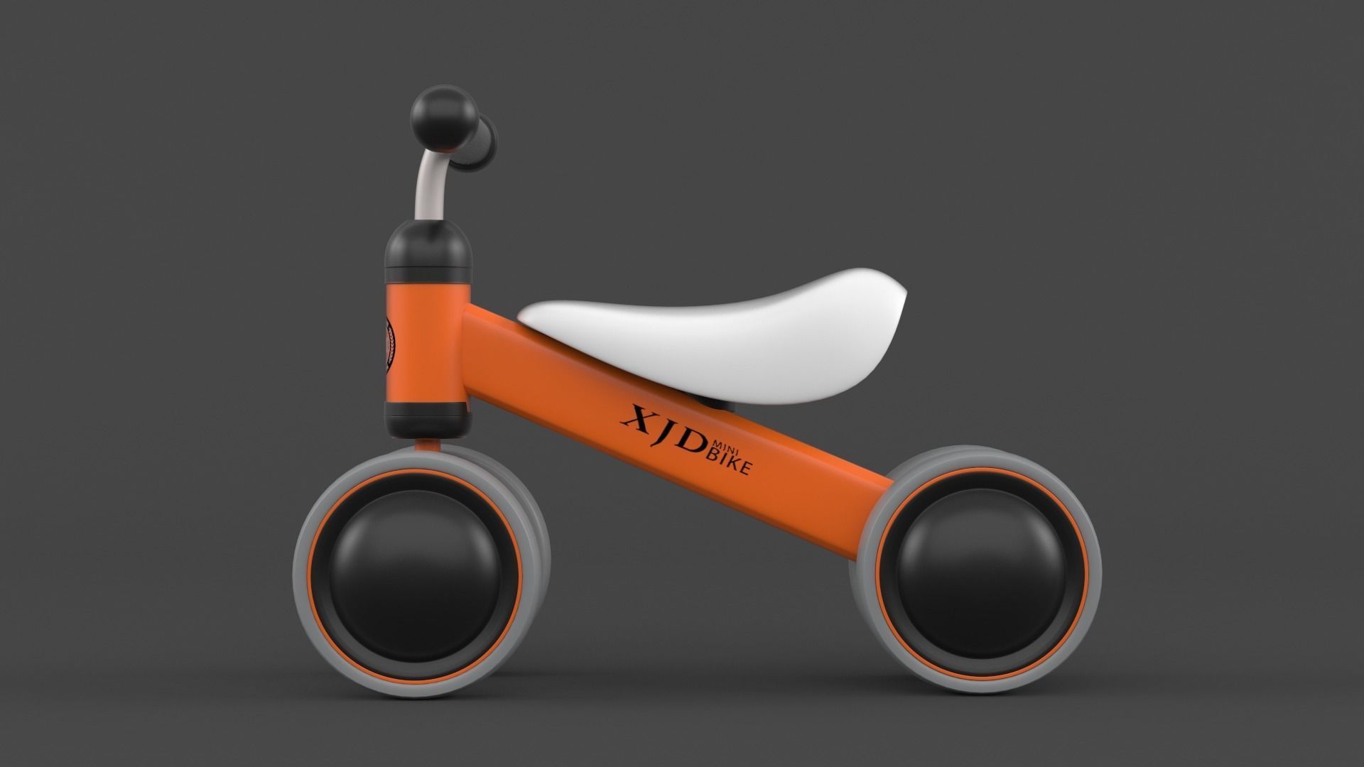 Baby Balance Bike 3D model_1