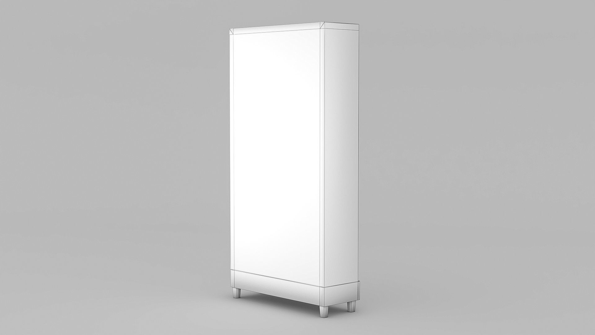 Medicines hospital cupboard Low-poly 3D model_5