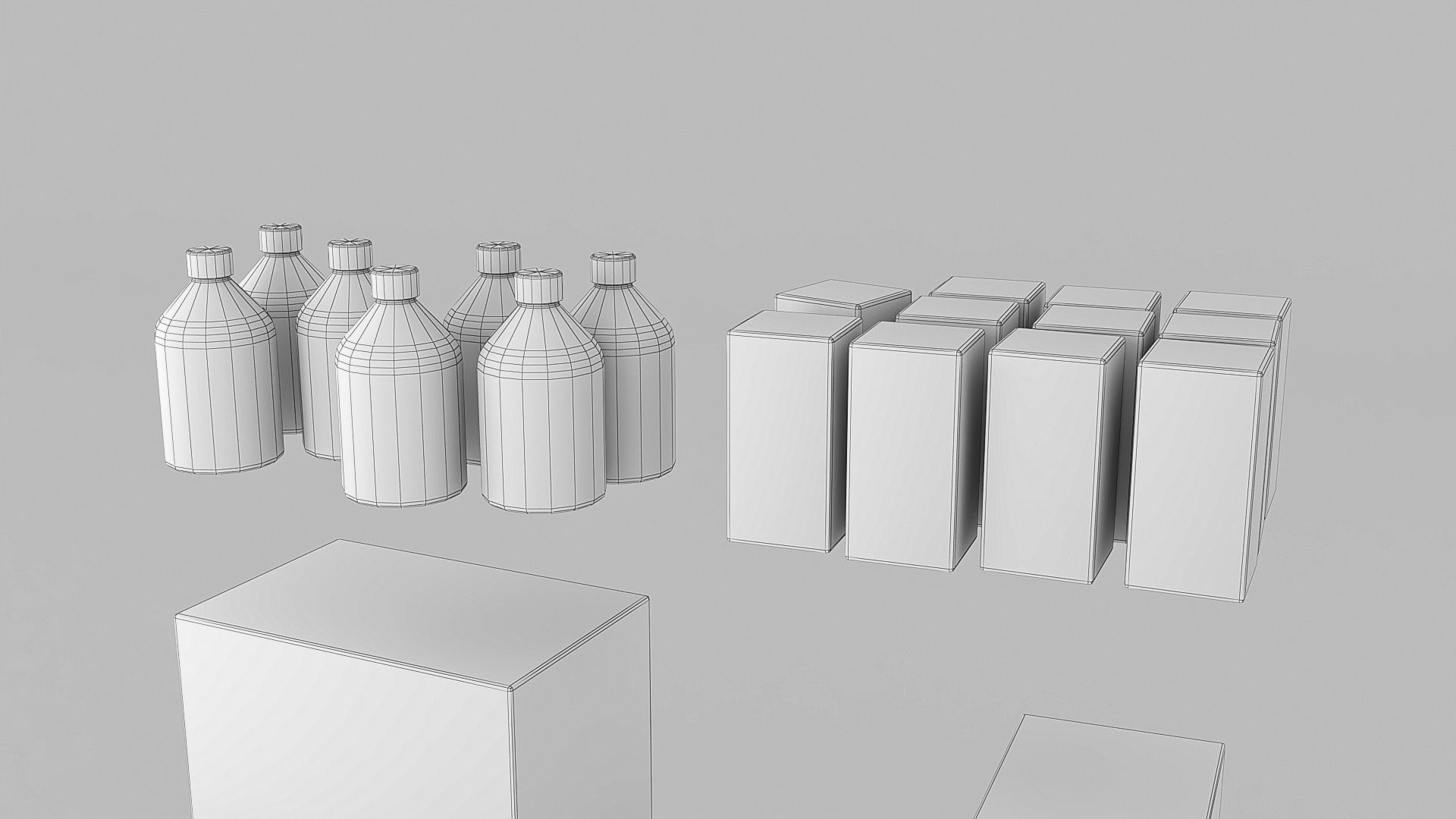 Medicines hospital cupboard Low-poly 3D model_13