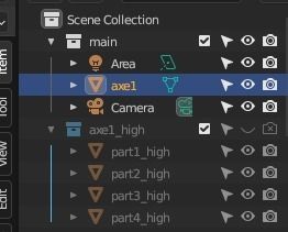 Evilish 2h Axe Low-poly 3D model_19