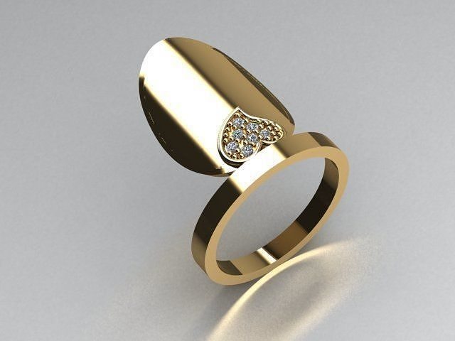 ring nail 3D print model