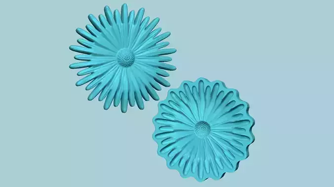 Aster Flower - Molding Artificial EVA Craft