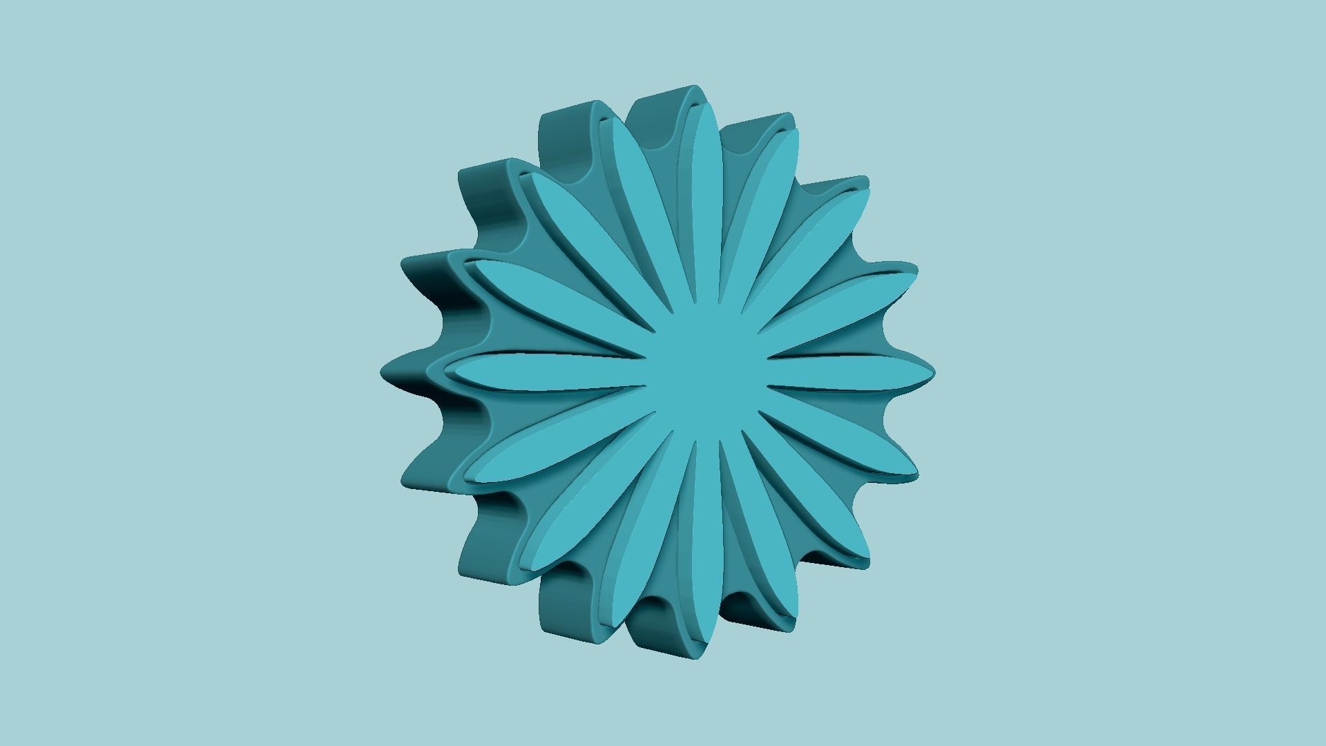 Black Eyed Susan Flower - Molding Artificial EVA Craft 3D print model_5