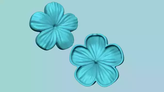 Hibiscus Flower - Molding Artificial EVA Craft 3D print model