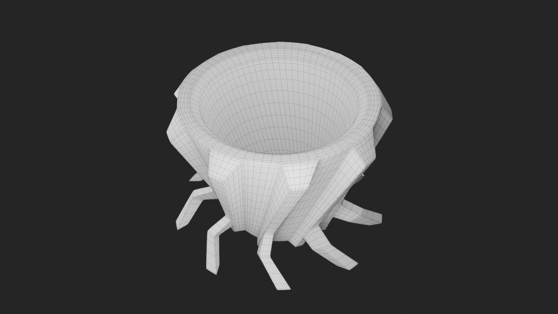 Gear Pencil Container 3D print model_7