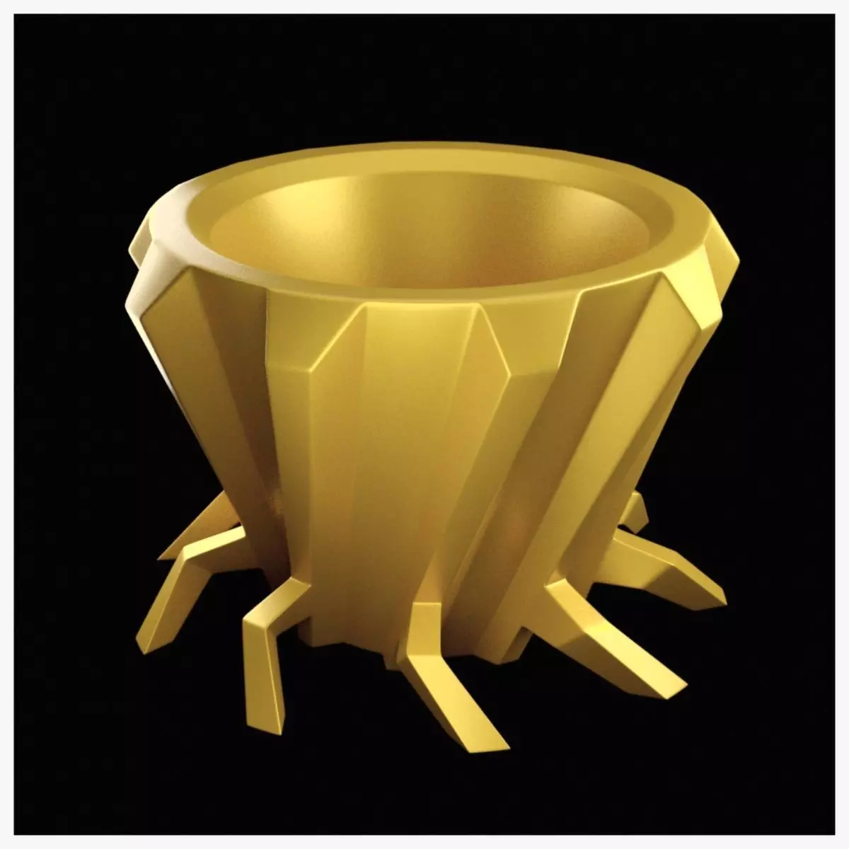 Gear Pencil Container 3D print model_0