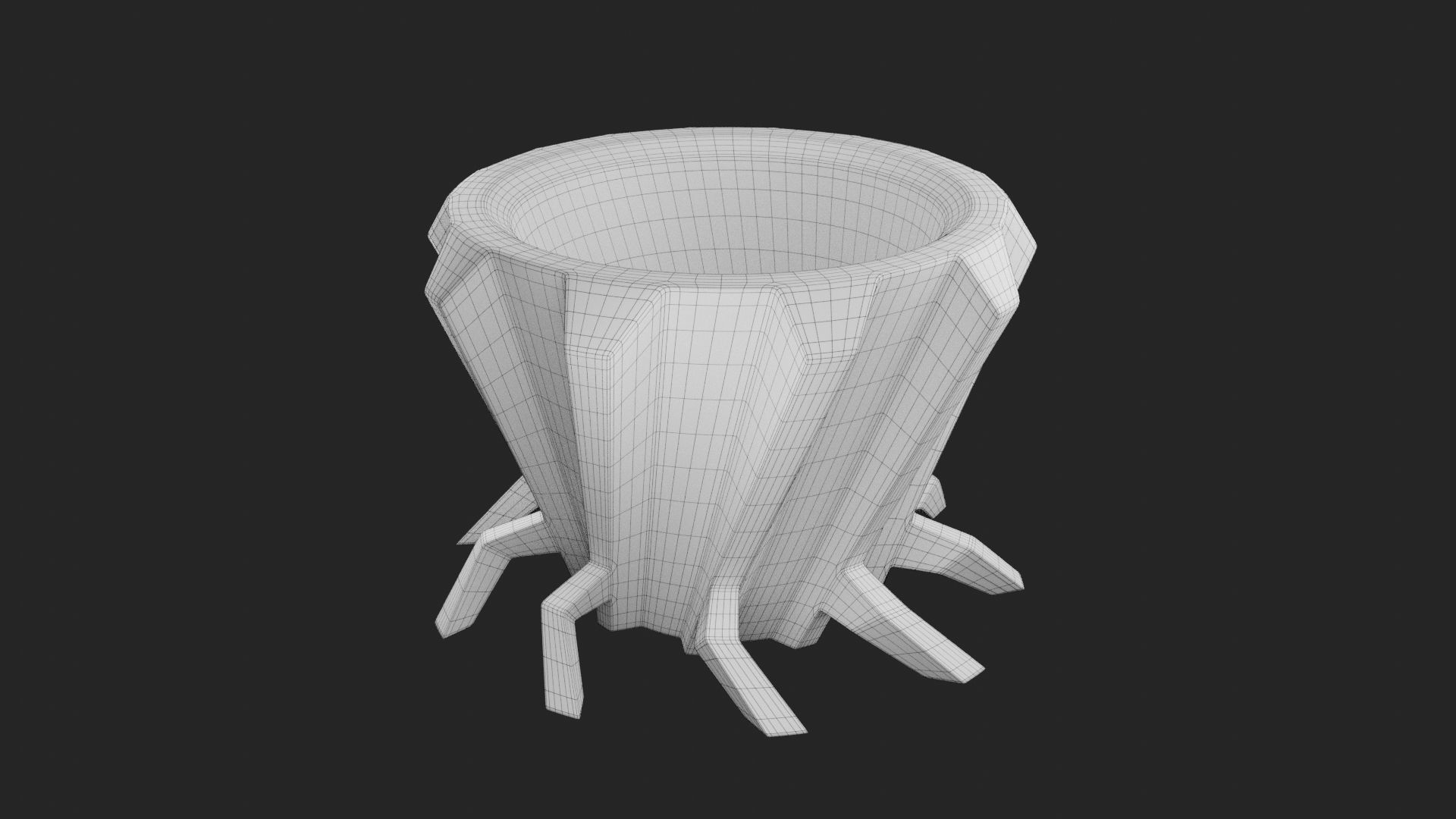 Gear Pencil Container 3D print model_6