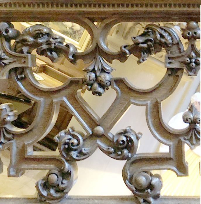 staircase castle ANTIQUE ornament 3D model_30