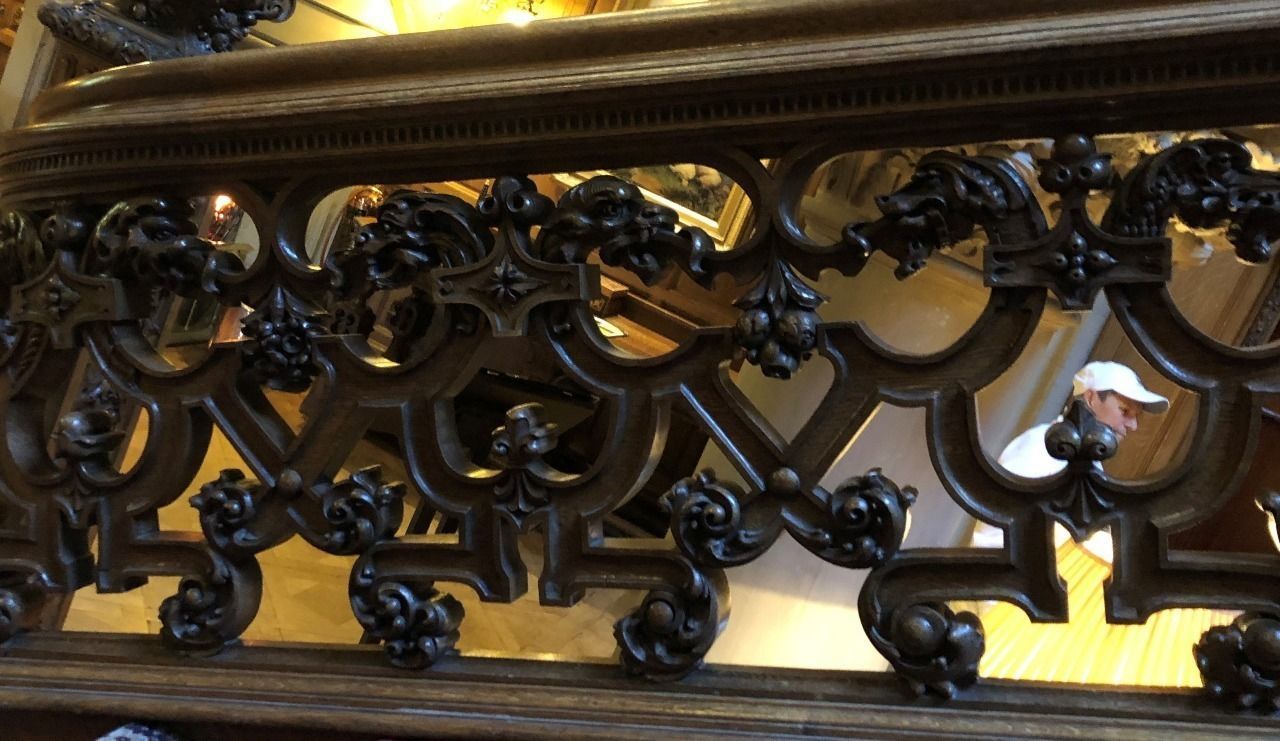 staircase castle ANTIQUE ornament 3D model_19