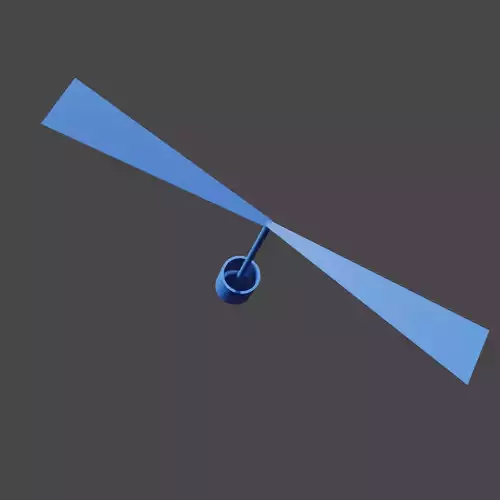 Spinning Helicopter Printed model 3D print model