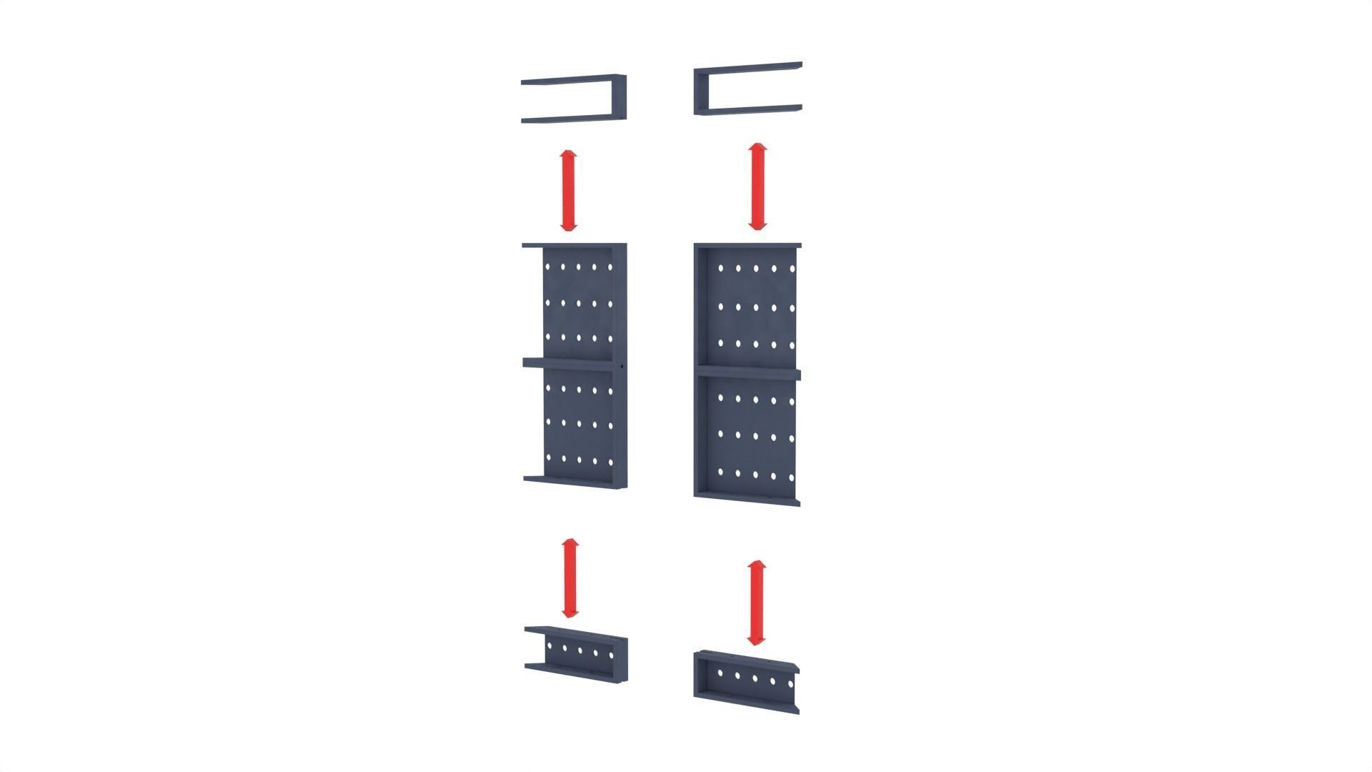 Set 1d - Death Star Alcove 1 1-12 scale Blackseries 3D print model_11