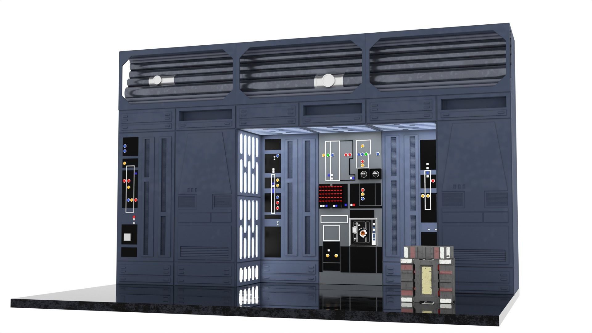Set 1d - Death Star Alcove 1 1-6 scale Hottoys  3D Model Collection_1