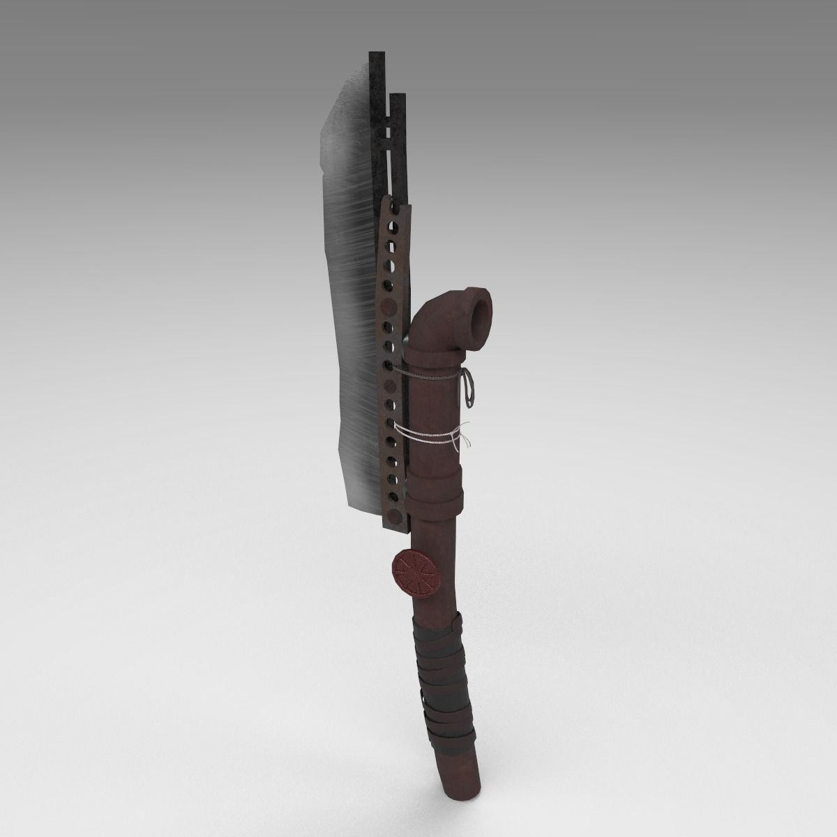 Rusty Blade 3D model_3
