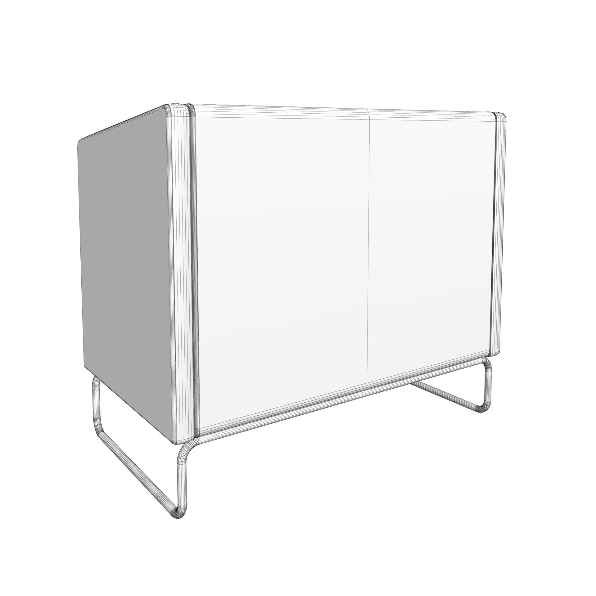 Modern office sofa 3D model_15