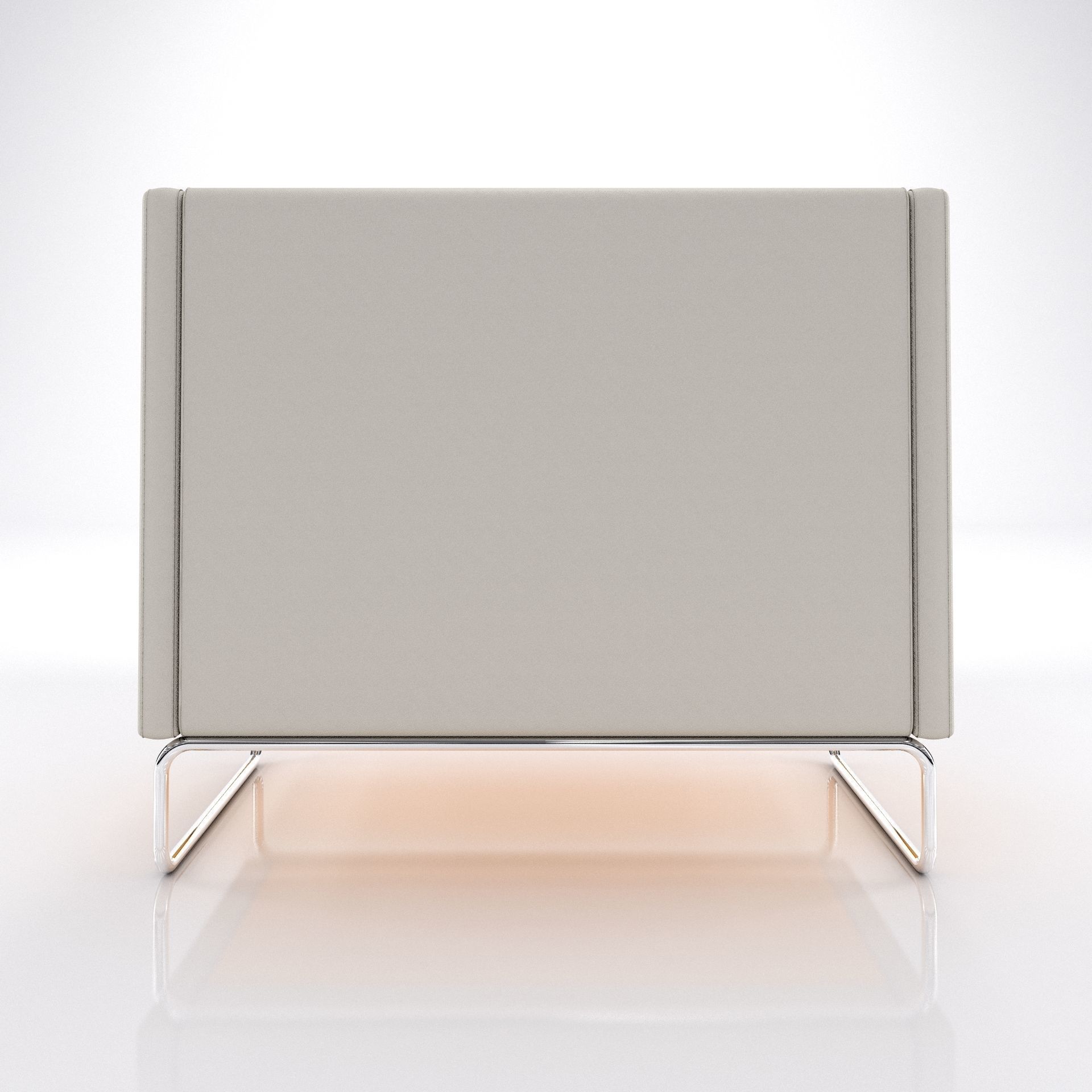 Modern office sofa 3D model_5