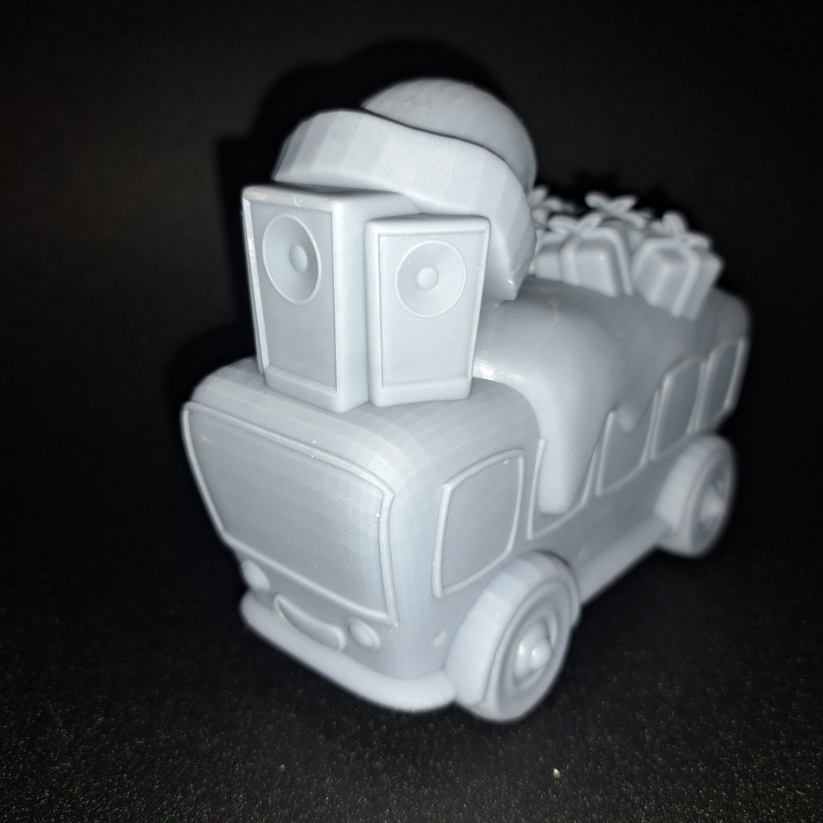 Santa Party Bus 3D print model_3