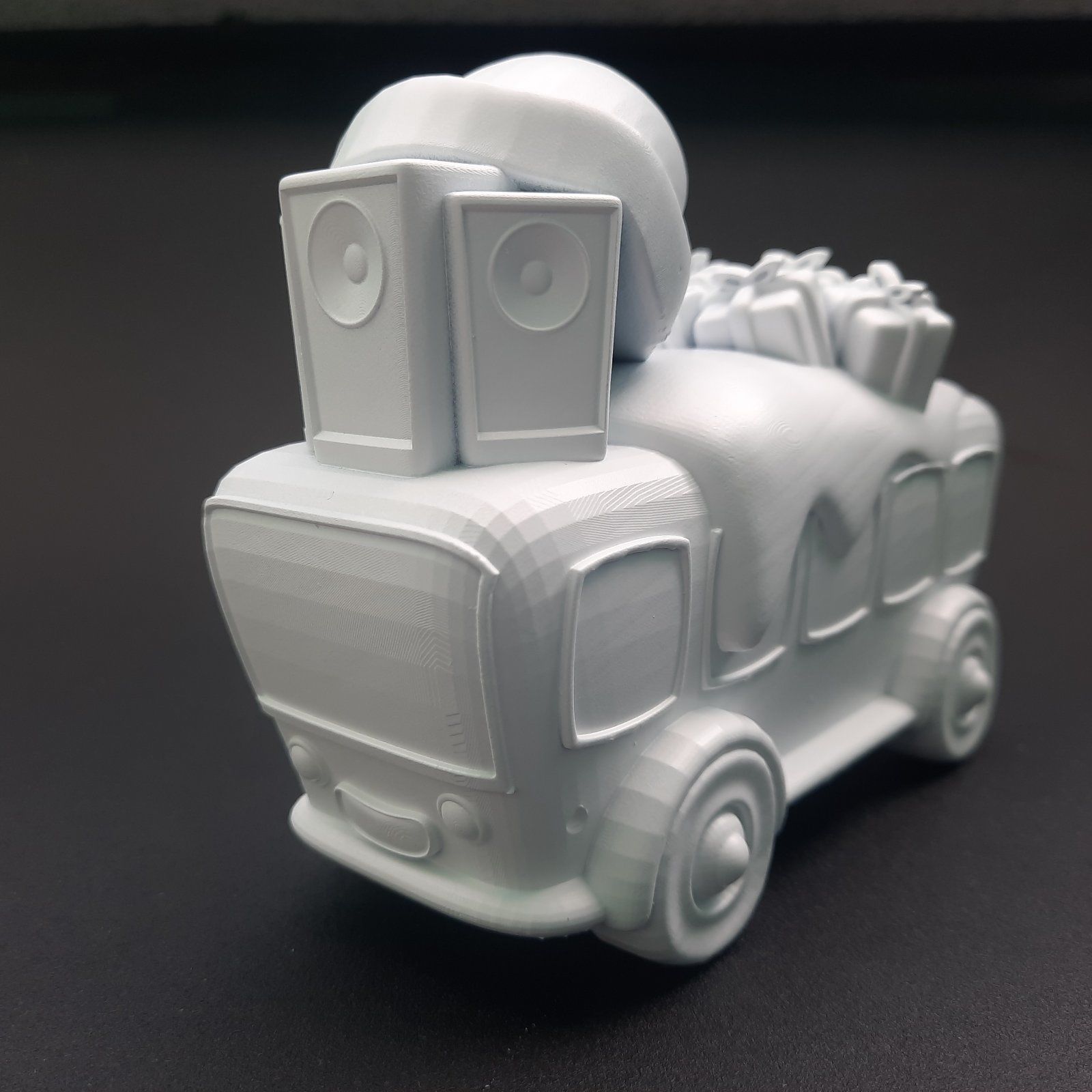 Santa Party Bus 3D print model_4