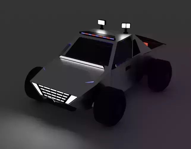 Police car - Pickup car - electric vehicle