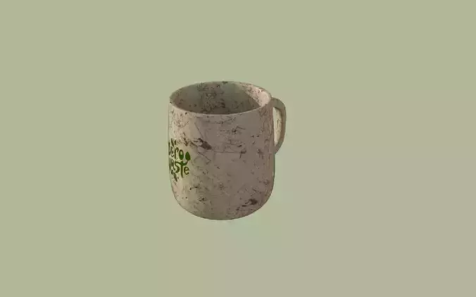Handmade ceramic mug Zero waste 