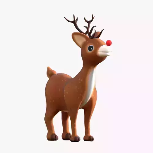 Cartoon Reindeer
