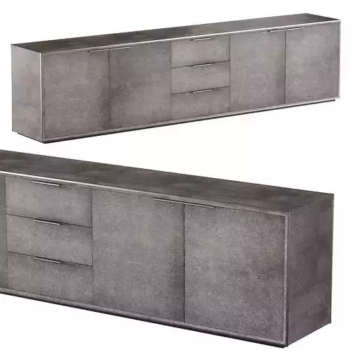 SAUNDERSON SHAGREEN CONSOLE